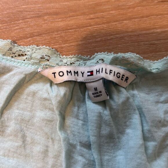 Tommy Hilfiger Teal Sleeveless Top Size Medium - Picture 2 of 5